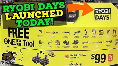 ryobi days|ryobi days sale 2023.